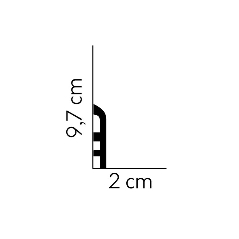 Listwa przypodłogowa MD355