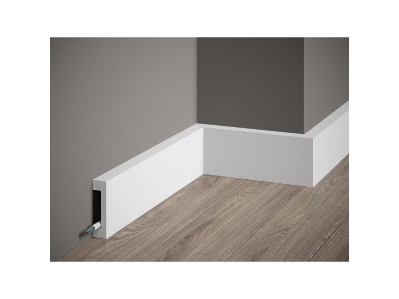 Listwa przypodłogowa Mardom Decor MD008P / 200 x 8 x 1,7 cm