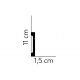 Listwa podłogowa Mardom Decor MD356 / 200 x 11 x 1,5 cm