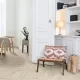 Panele winylowe Moduleo LayRed Herringbone Sierra Oak 58228 - jasne panele winylowe w jodełkę